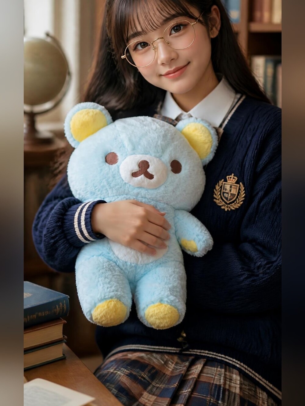 SAN-X Rilakkuma Pastel Colors Light Blue Sherbet Plush